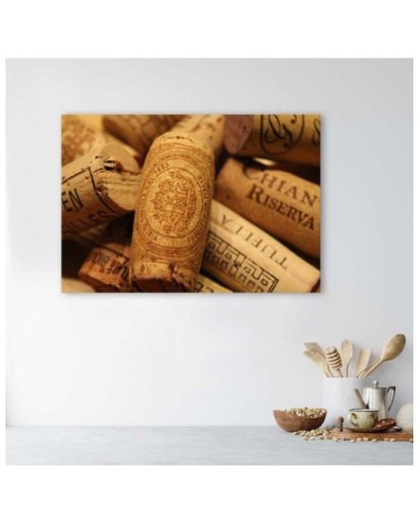 Bild auf Leinwand - Weinkorken | Feeby