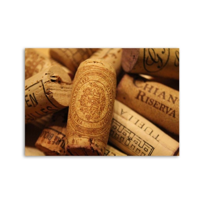 Bild auf Leinwand - Weinkorken | Feeby