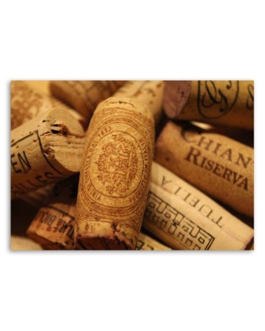 Bild auf Leinwand - Weinkorken | Feeby