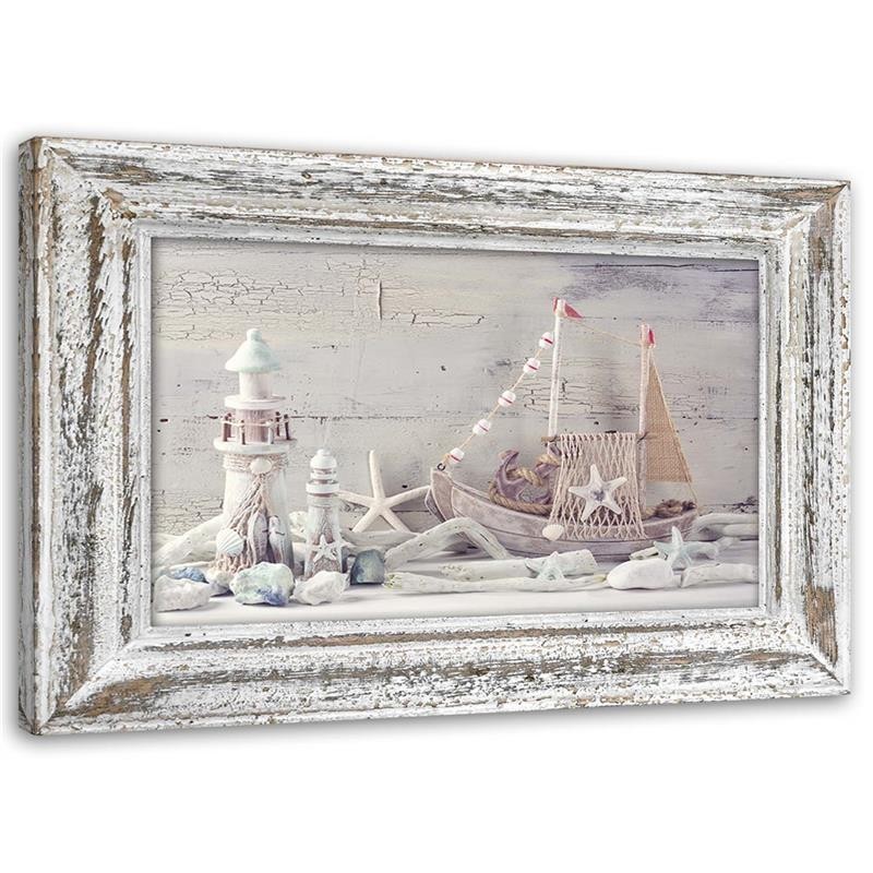 Obrazy do salonu - Martwa natura shabby chic | FEEBY