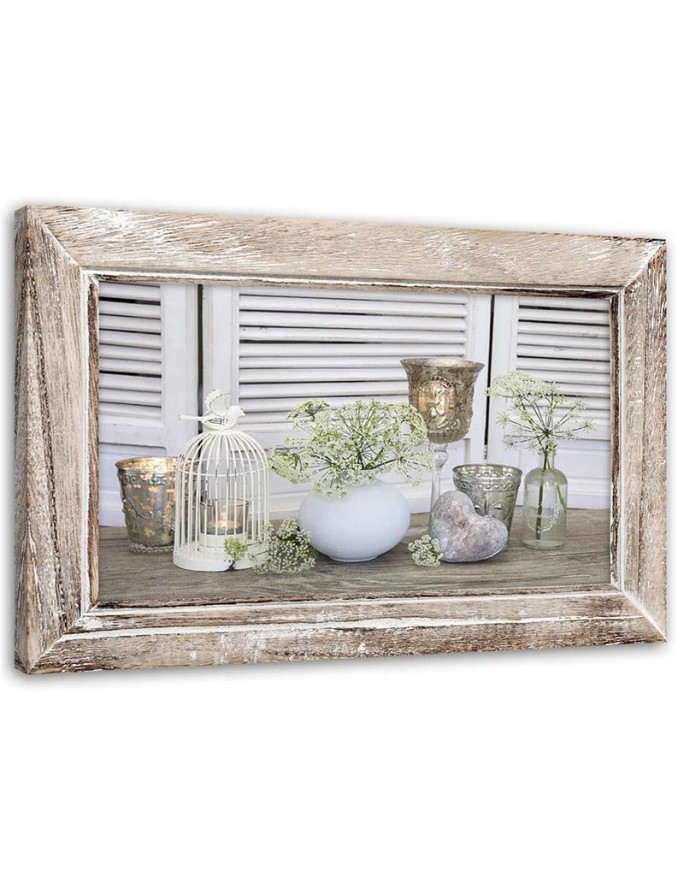 Obrazy do salonu - Martwa natura shabby chic | FEEBY