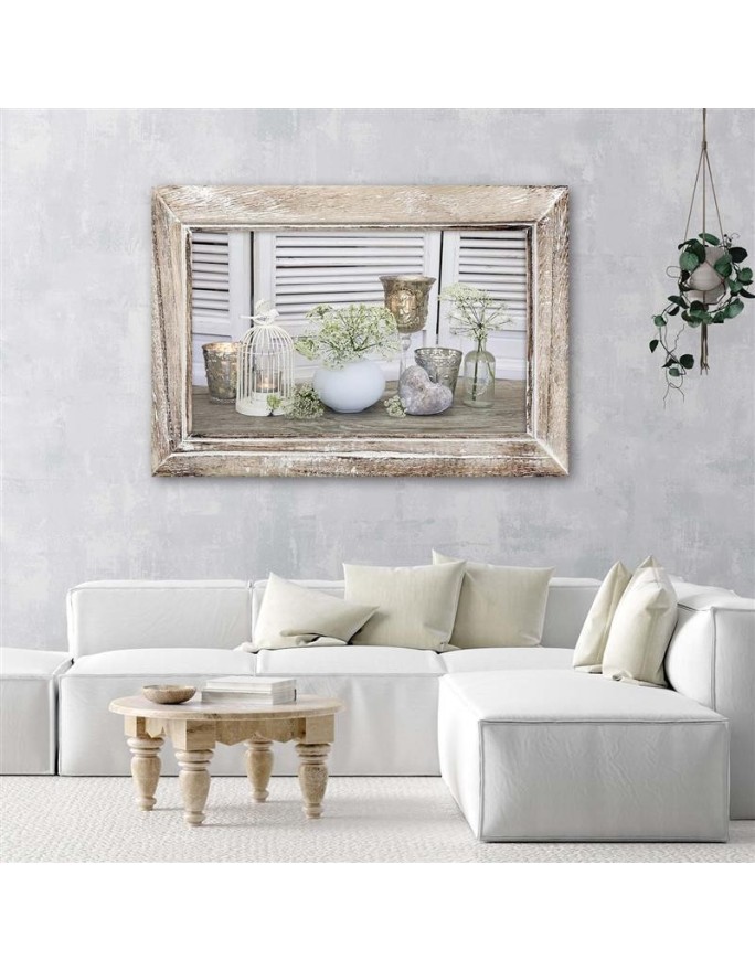 Obrazy do salonu - Martwa natura shabby chic | FEEBY
