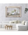 Obrazy do salonu - Martwa natura shabby chic | FEEBY