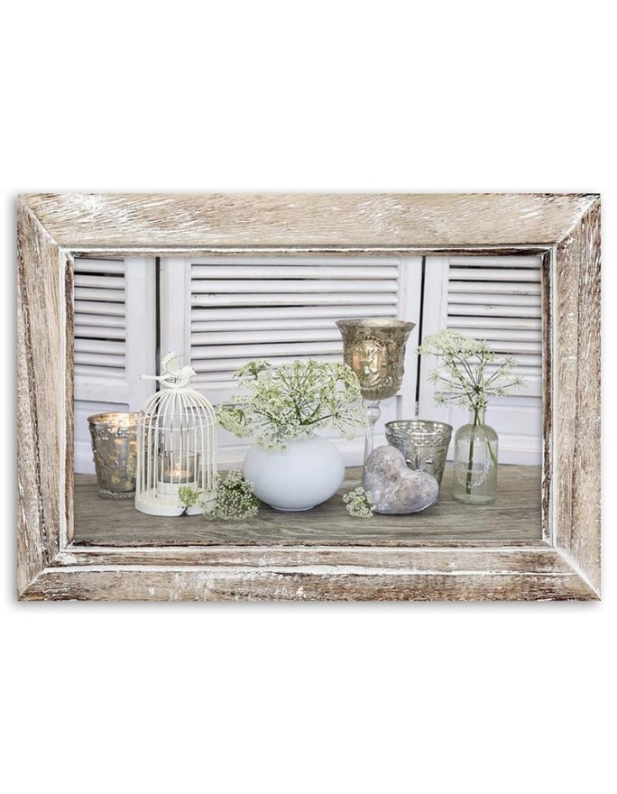 Obrazy do salonu - Martwa natura shabby chic | FEEBY