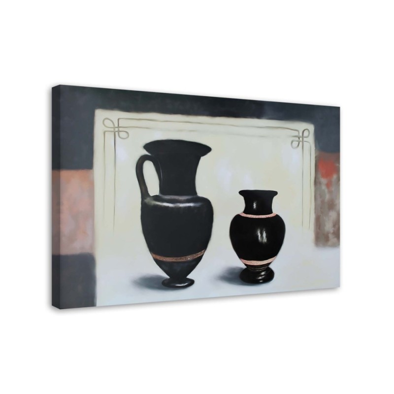 Bild auf Leinwand - Stilleben - zwei Krüge | Feeby