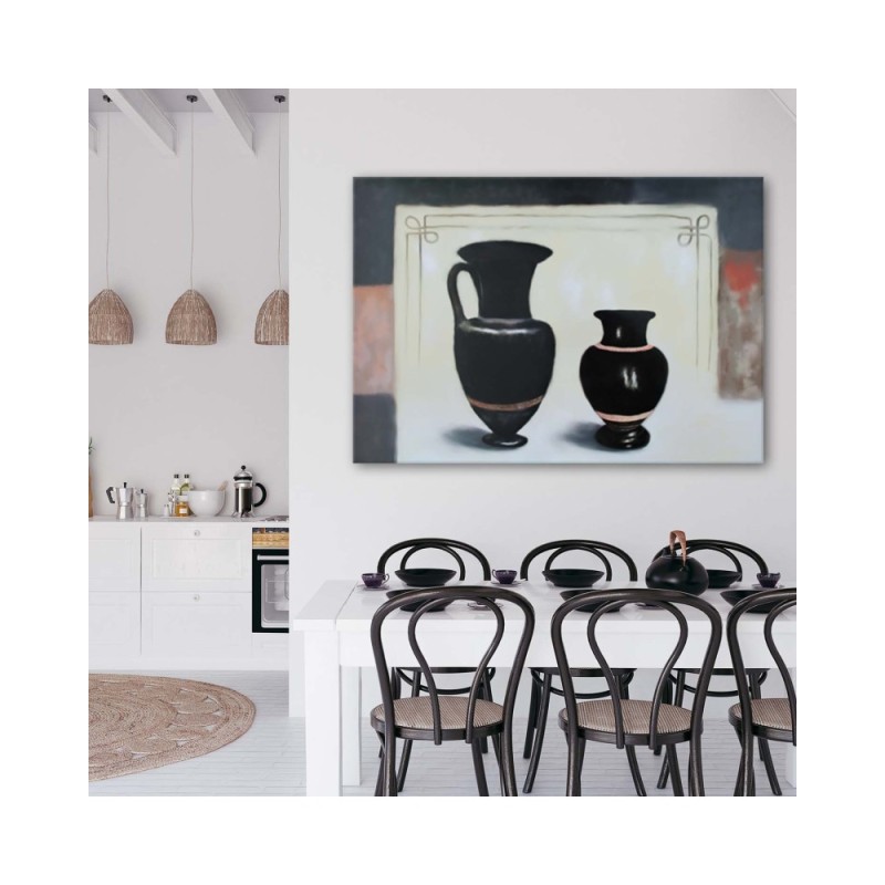 Bild auf Leinwand - Stilleben - zwei Krüge | Feeby