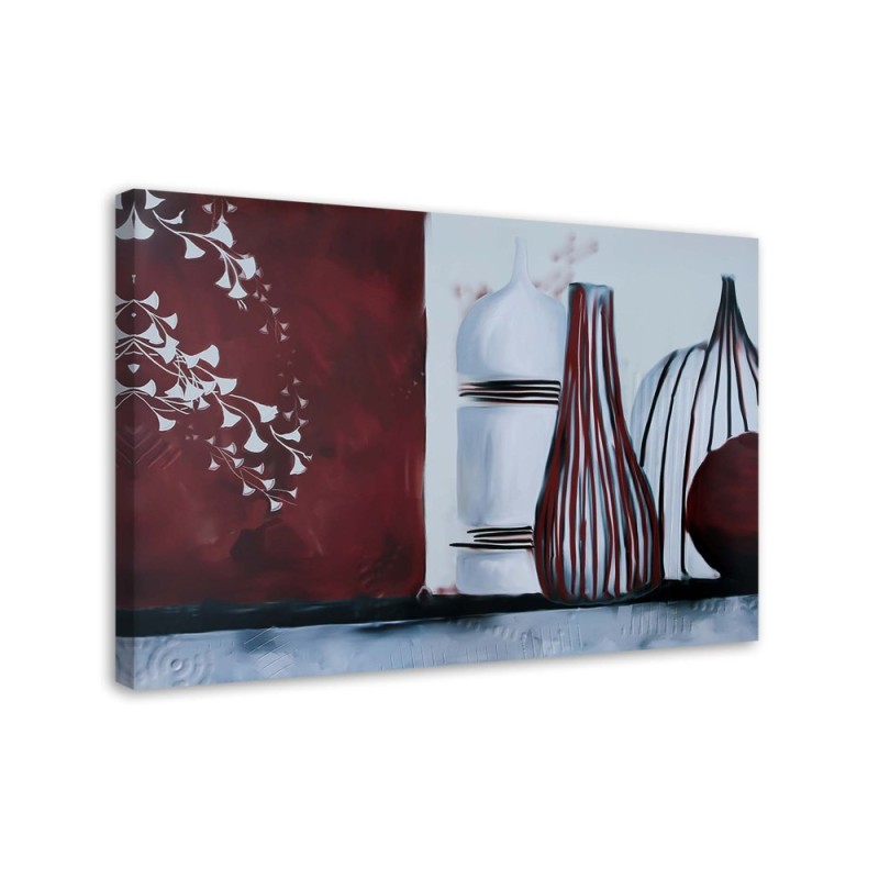 Leinwandbild - Vasen - Stilleben Komposition | Feeby