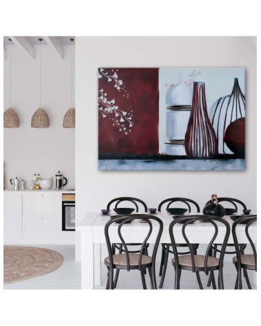 Leinwandbild - Vasen - Stilleben Komposition | Feeby