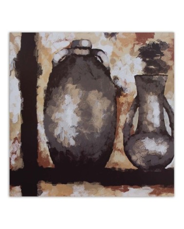 Bild auf Leinwand - Zwei Krüge auf einem Regal | Feeby