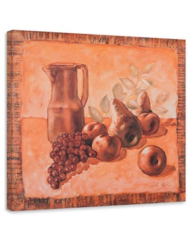 Abstract canvas painting - Fruit still life | FEEBY