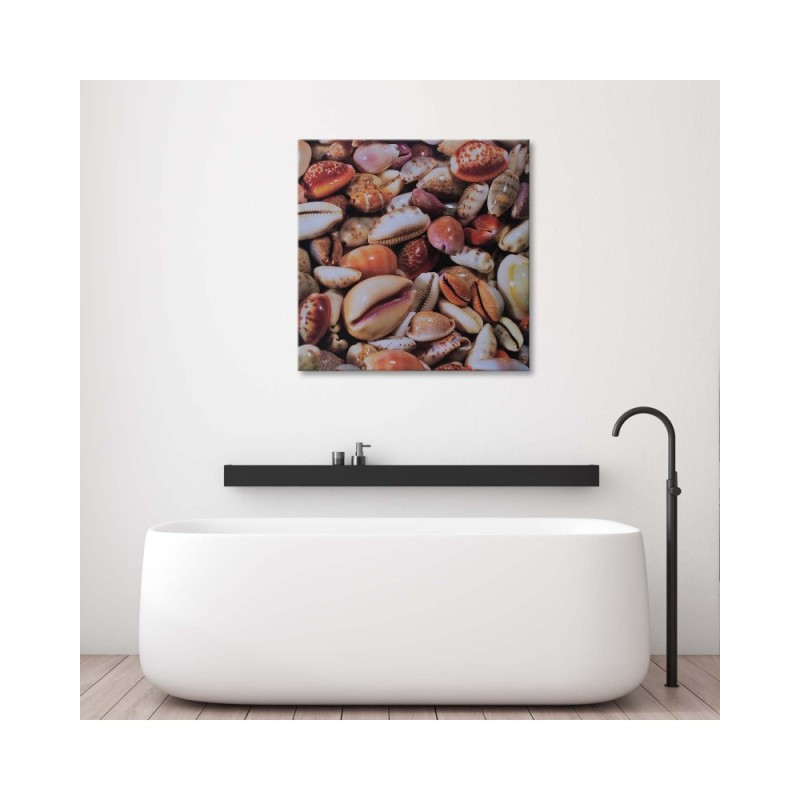 Leinwanddruck - Kleine Muscheln aus der Nähe | Feeby