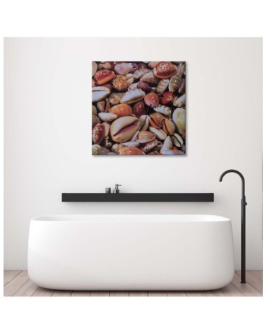 Leinwanddruck - Kleine Muscheln aus der Nähe | Feeby