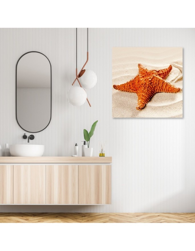 Marine Canvas prints art - Starfish beach | FEEBY