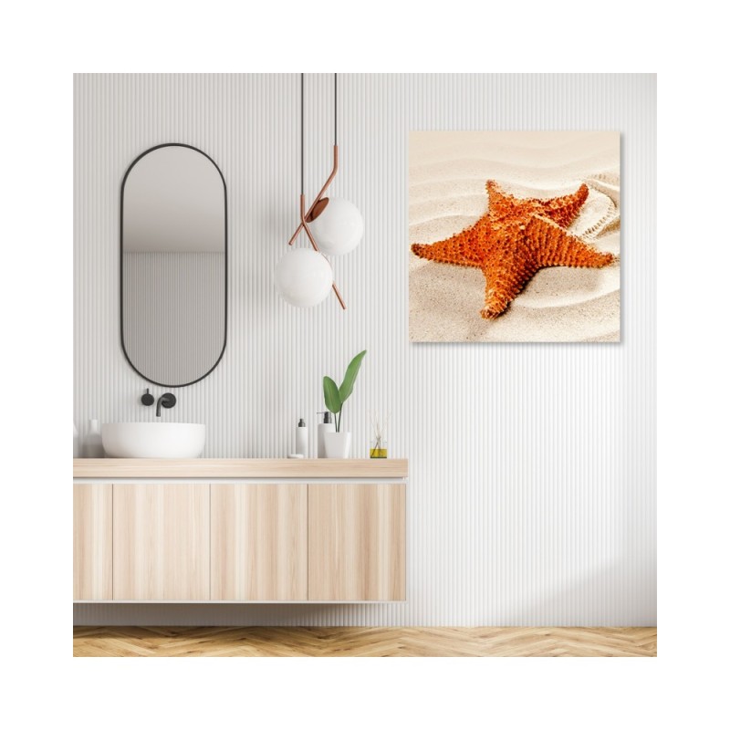 Wandbild für Wohnzimmer - Tiere - Beige | Feeby