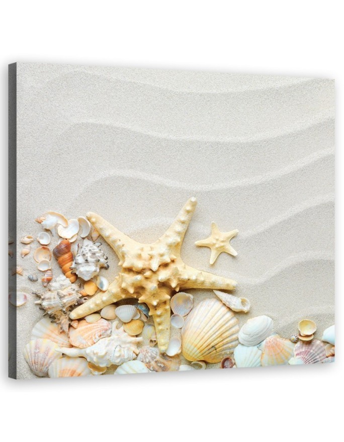 Dekoratives Leinwandbild - Landschaften - Beige | Feeby