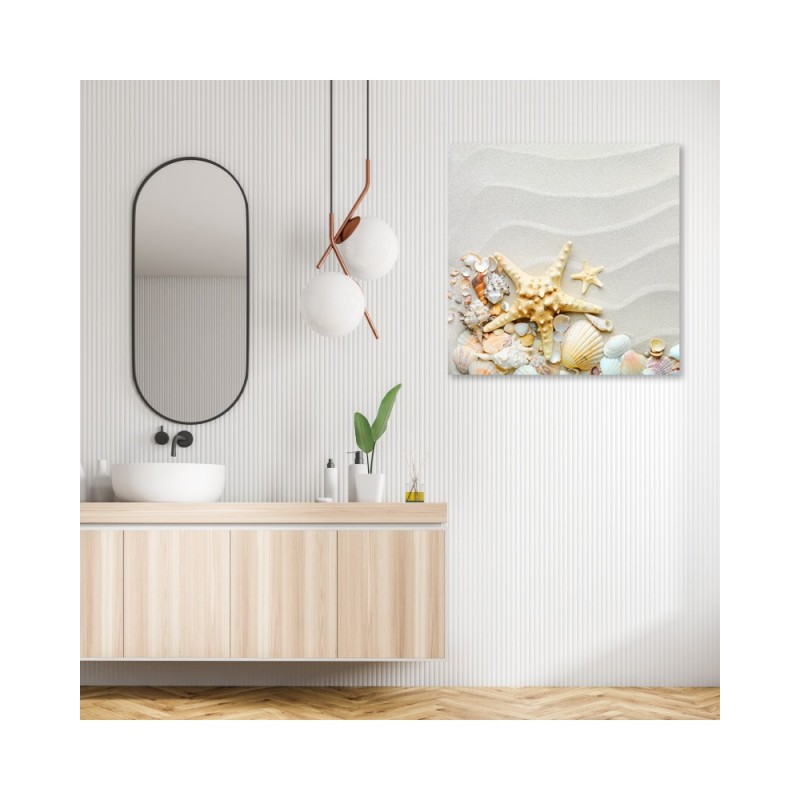 Dekoratives Leinwandbild - Landschaften - Beige | Feeby