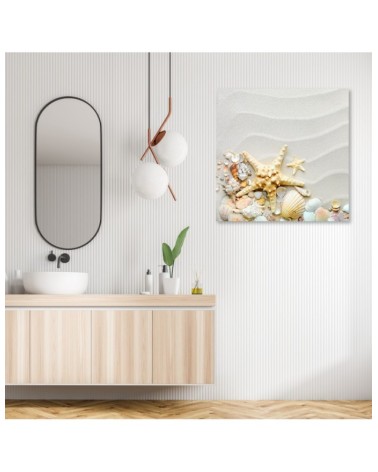 Dekoratives Leinwandbild - Landschaften - Beige | Feeby