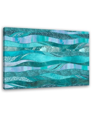 Blue patterns - Marine canvas paintings | FEEBY