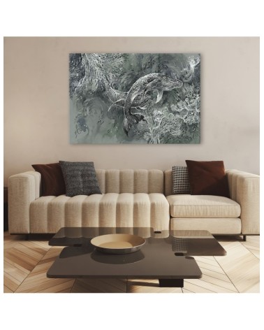 Leinwandbild - Ein Paar Wale von Humbacks | Feeby