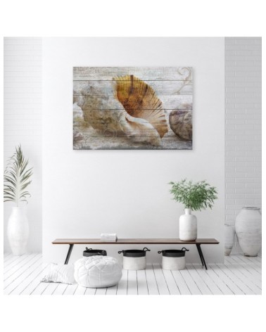 Leinwandbild - Muscheln Vintage Stil | Feeby