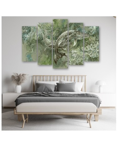 Bild auf Leinwand - Ein Paar Wale von Humbacks | Feeby