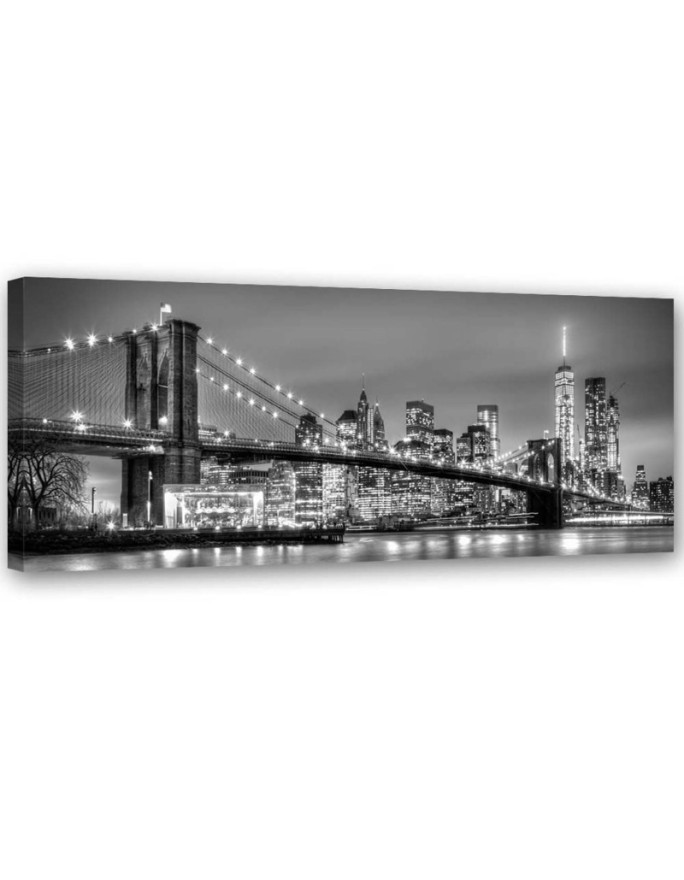 Modernes Wandbild - New York Brooklyn Brücke | Feeby