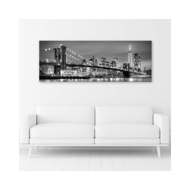 Modernes Wandbild - New York Brooklyn Brücke | Feeby
