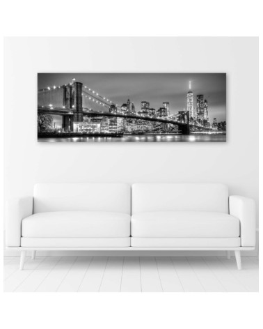 Modernes Wandbild - New York Brooklyn Brücke | Feeby
