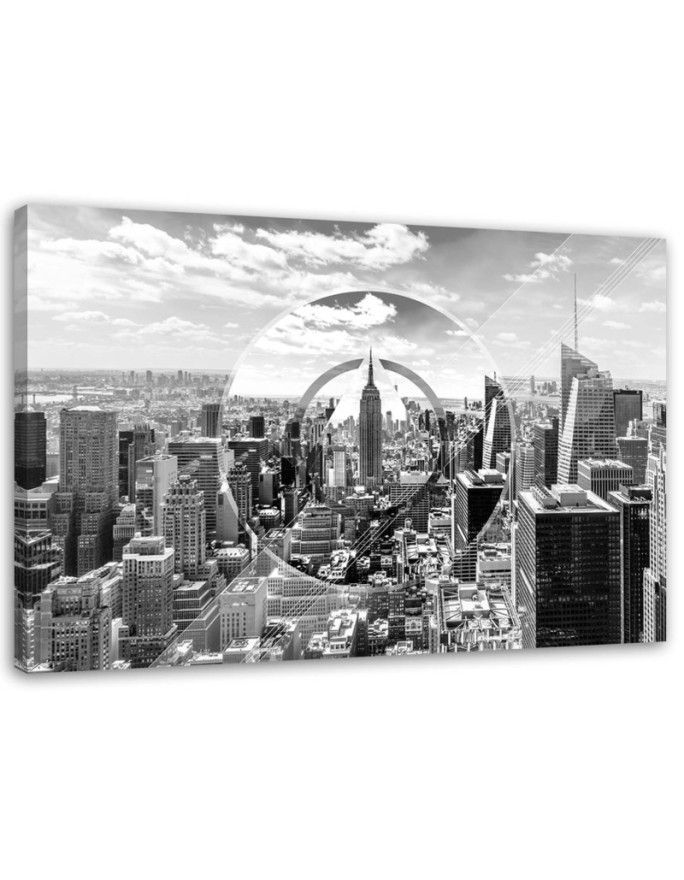 Bild auf Leinwand - Wolkenkratzer | Feeby