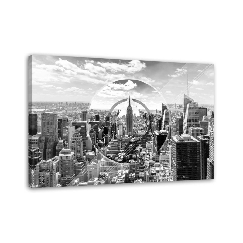 Bild auf Leinwand - Wolkenkratzer | Feeby