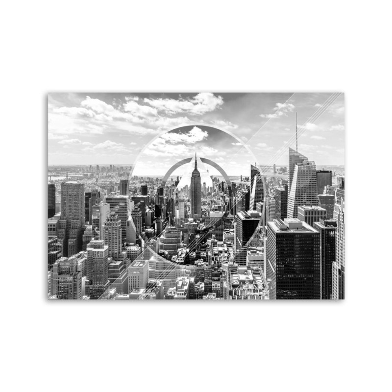 Bild auf Leinwand - Wolkenkratzer | Feeby