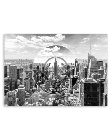 Bild auf Leinwand - Wolkenkratzer | Feeby