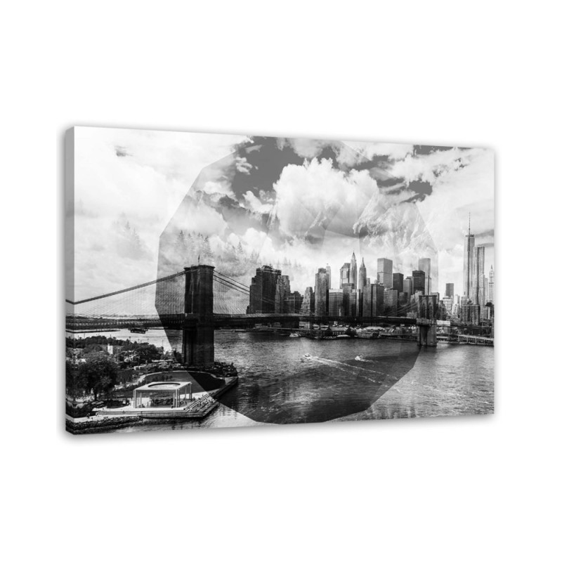 Leinwandbild - Brücke in New York | Feeby