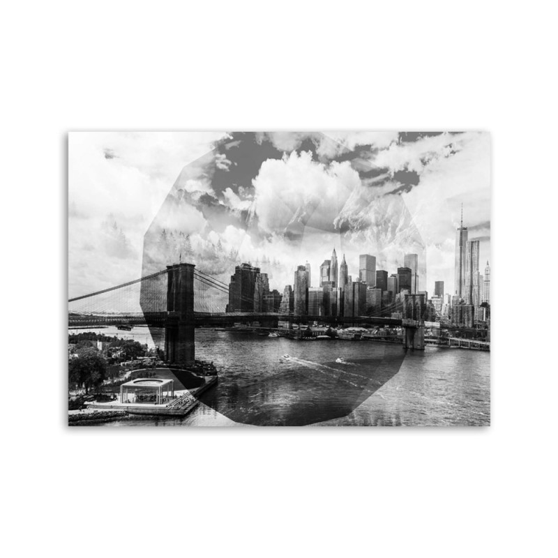 Leinwandbild - Brücke in New York | Feeby