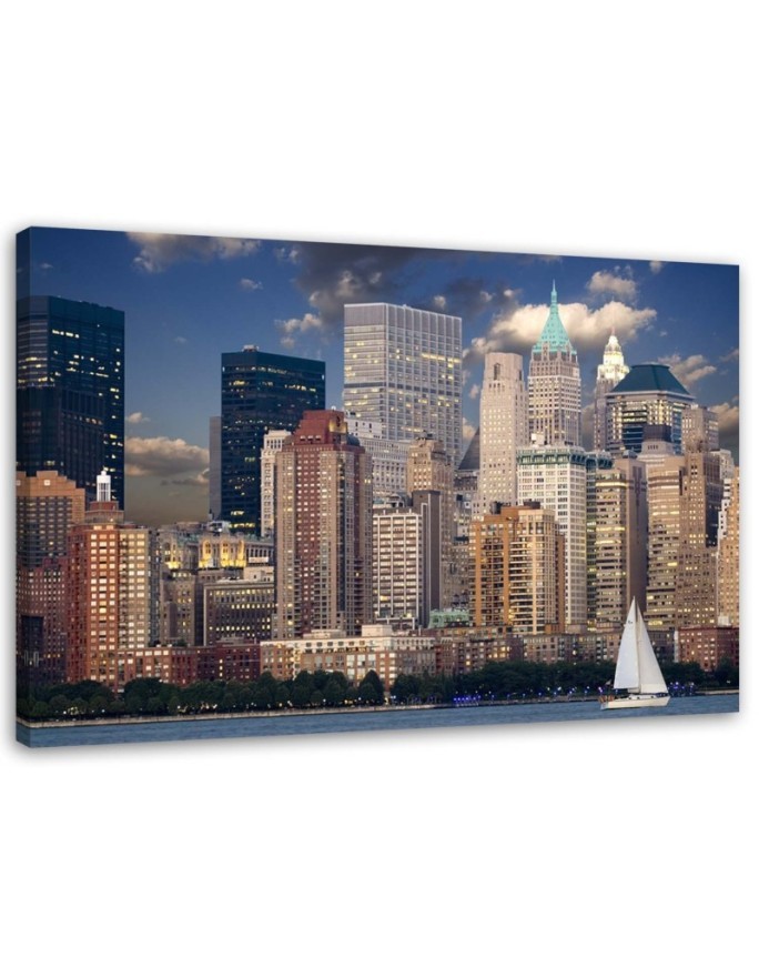 Leinwandbild - Wolkenkratzer - New York | Feeby