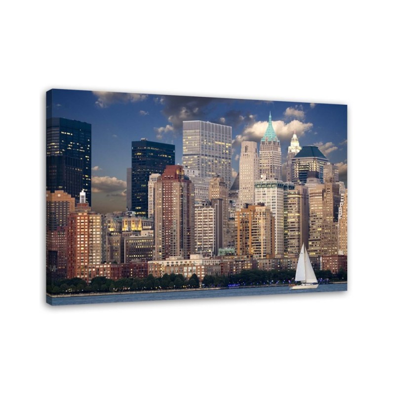 Leinwandbild - Wolkenkratzer - New York | Feeby