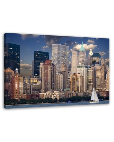 Leinwandbild - Wolkenkratzer - New York | Feeby