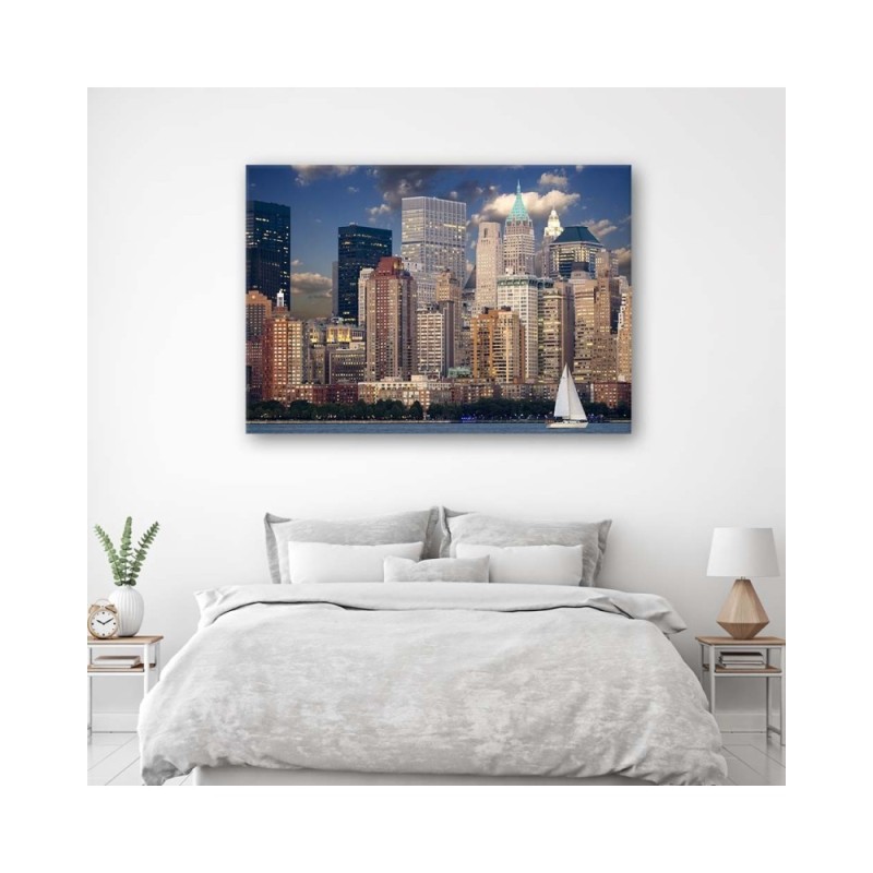 Leinwandbild - Wolkenkratzer - New York | Feeby