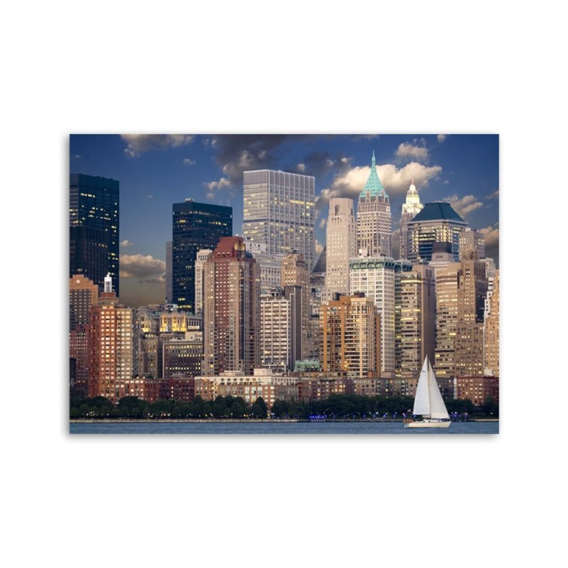 Leinwandbild - Wolkenkratzer - New York | Feeby