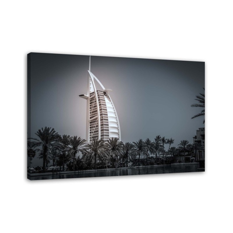 Leinwanddruck - Das Burj al-Arab Hotel in Dubai | Feeby