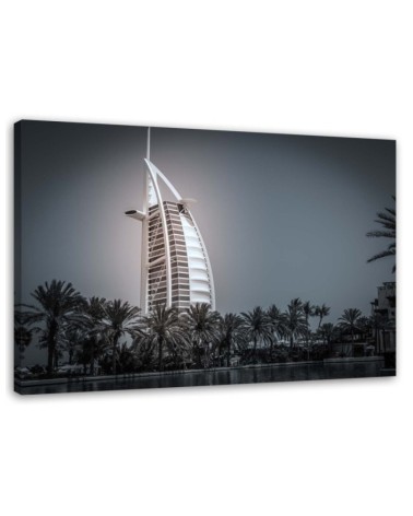 Leinwanddruck - Das Burj al-Arab Hotel in Dubai | Feeby