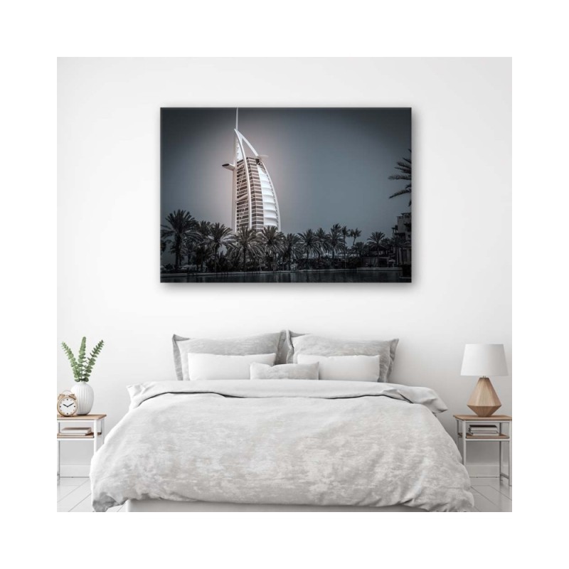 Leinwanddruck - Das Burj al-Arab Hotel in Dubai | Feeby