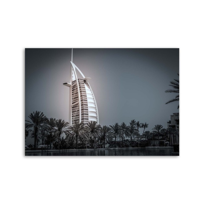 Leinwanddruck - Das Burj al-Arab Hotel in Dubai | Feeby
