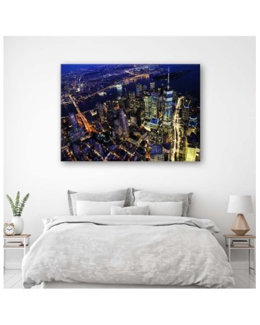 Leinwandbild - New York bei Nacht | Feeby
