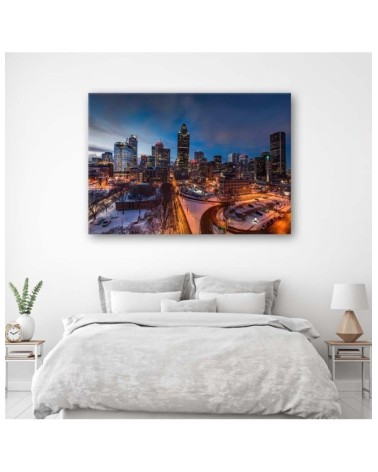 Leinwandbild - New York bei Nacht | Feeby