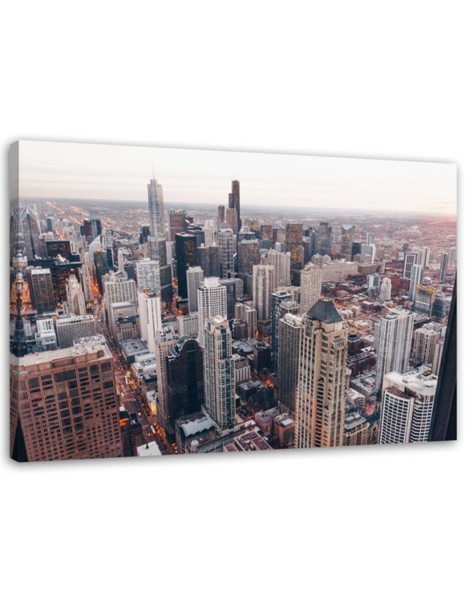 Modernes Wandbild - Wolkenkratzer in Chicago | Feeby