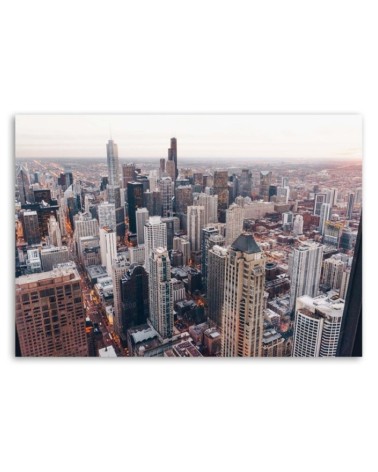 Modernes Wandbild - Wolkenkratzer in Chicago | Feeby