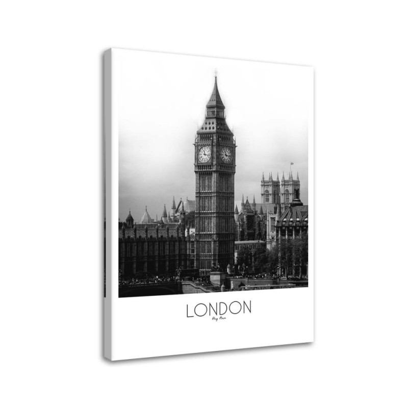 Obraz na płótnie drukowany - Londyn Big Ben | FEEBY