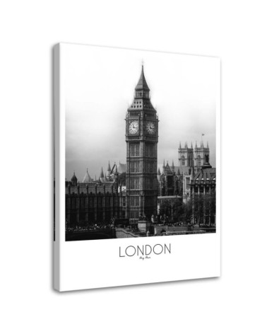Printed on Canvas painting - London Big Ben | FEEBY
