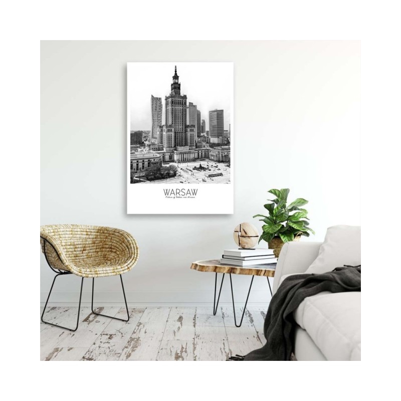 Bild auf Leinwand - Warschau - Kulturpalast | Feeby